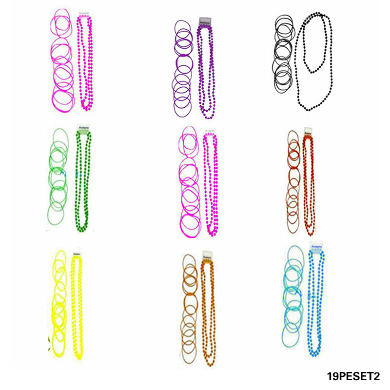 1980s despedida de soltera 80s maquillaje de mujer accesorios de vestuario collar de color conjunto de pulseras