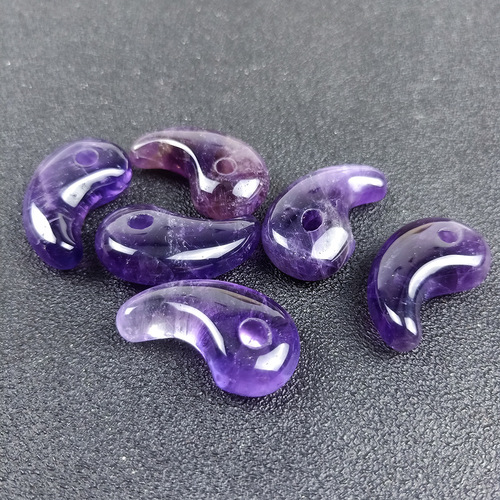 Natural Amethyst Gua Yu Pendant Anime Onmyoji Merch Tsukuyomi Tesso Kusanagi Oni Yin Yang Bagua