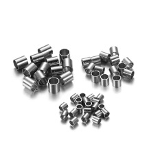 不锈钢定位管 DIY饰品配件隔断珠 管位珠 珠链线夹固定管串珠材料