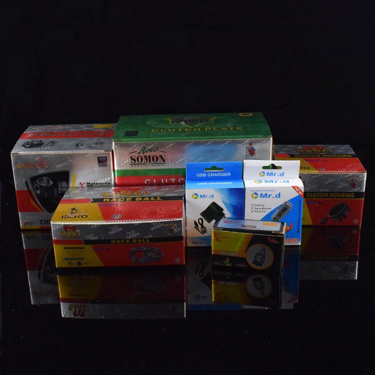 厂家做汽摩机械配件五金坑纸包装盒瓦楞纸印刷压纹击凸折叠彩纸盒