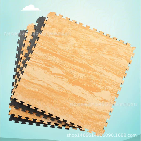 Wood Grain Taekwondo Mat High Rebound Thickened 2.5cm Wushu Sanda Boxing Training Mat