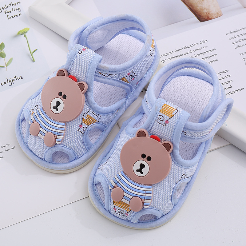 쇠고기 단독 샌들 1302 귀여운 곰 블루 판매