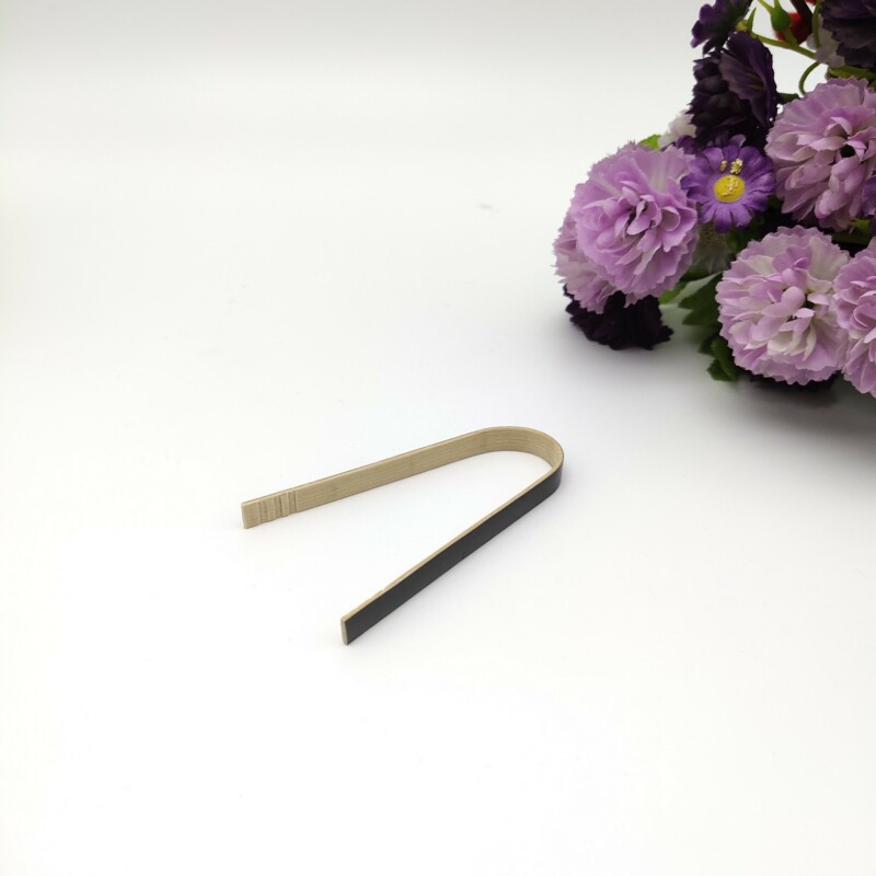 Venta caliente en stock clip de bambú verde taza de agua barbacoa clip de hielo clip de barbacoa antideslizante clip de barbacoa al por mayor clip de bambú clip de alimentos