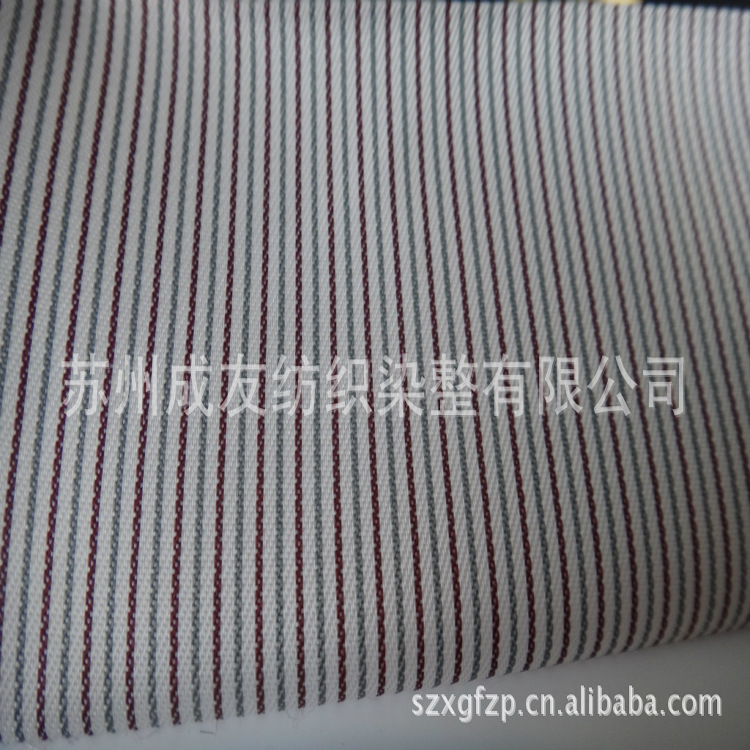 厂家供应涤粘袖里/色织袖里性能优良 吸汗透气性良好