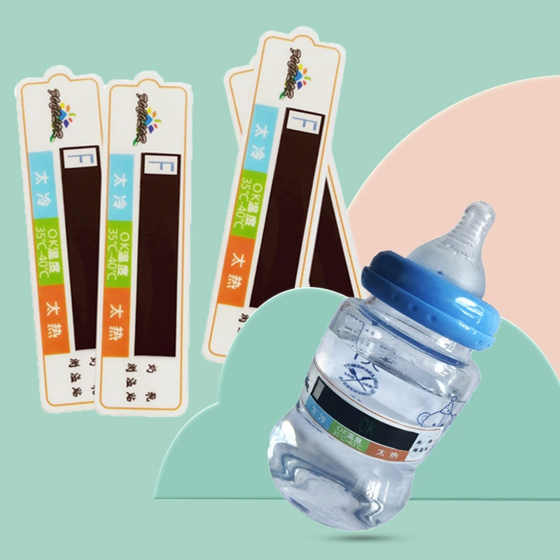 Температура поставки обесцвечивания бутылка термометр электростатический фильм бутылка температуры измерения пасты жидкокристаллический цвет может быть прилипателем