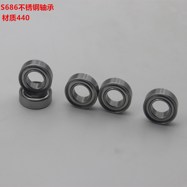 TTJ厂家直供S686ZZ轴承440不锈钢 不锈钢深沟球轴承6*13*5 S686ZZ
