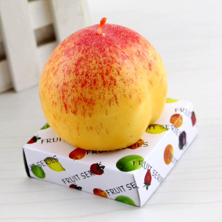 Apple Candle (Creative) — Decorative Fruit-shaped Candle, Small/Medium/Large, PVC Box Gift