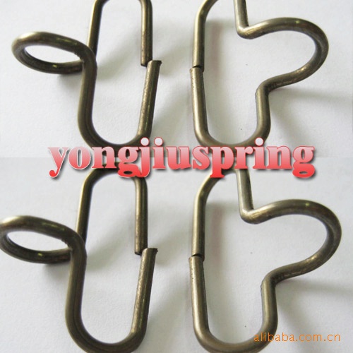 大厂家批发不锈钢扭转弹簧左右旋按扭扭力簧多款异形双钩扭转弹