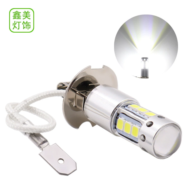 Новая высокая яркость автомобиля светодиодные противотуманные фары H3 2835 14SMD высокой мощности противотуманные фары светодиодные противотуманные фары автомобиля лампы