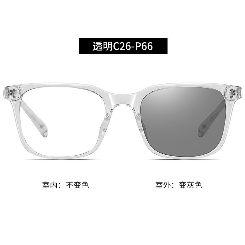 Nuevo inteligente fotosensible anti-azul luz cambio de color gafas unisex TR gafas lisas gafas de protección UV al aire libre