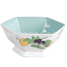 美光烧艺术创意中国风酒店餐厅瓷器餐具鲜果沙拉碗水煮鱼汤碗