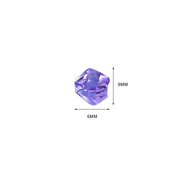Acrylic plastic transparent ice cubes