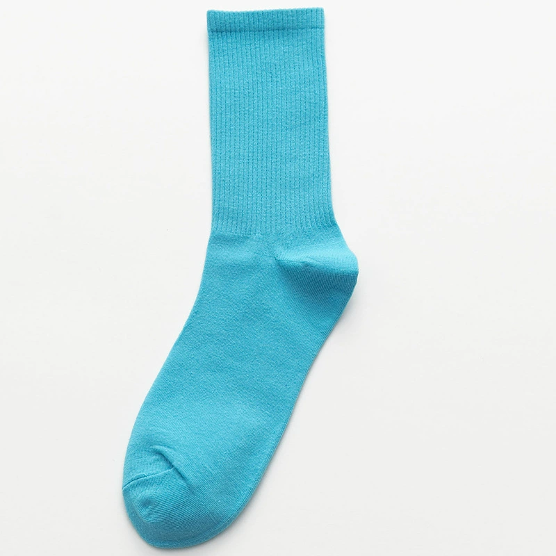 Mid‑length cotton socks, mid‑calf unisex, absorbent and odor‑resistant, cotton or thin velvet option