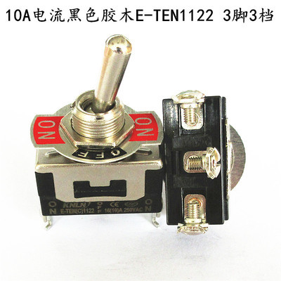 블랙 베이클라이트 E-TEN1122 3 피트 3 기어