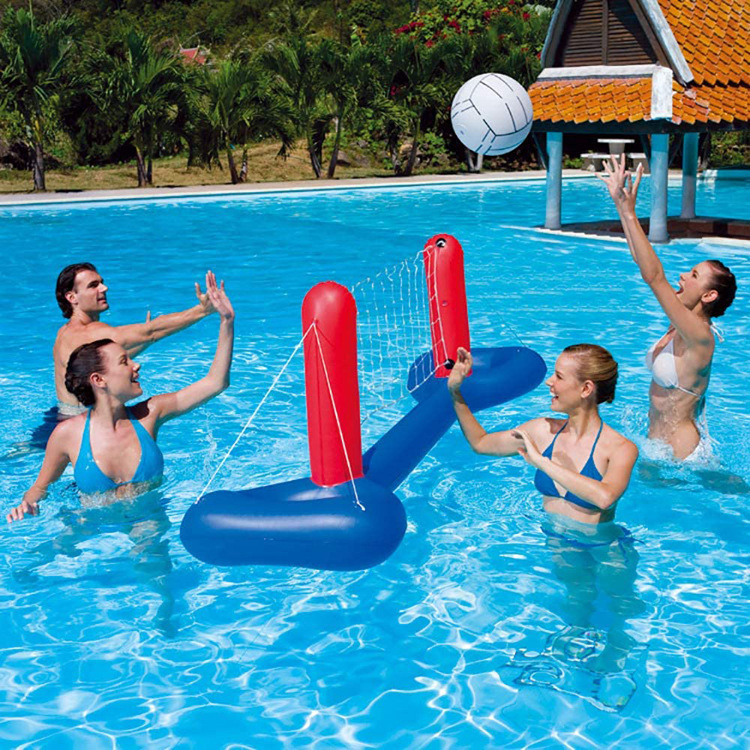 pvc inflatable volleyball stand parent-child interactive pitching game toy inflatable water volleyball stand basketball stand