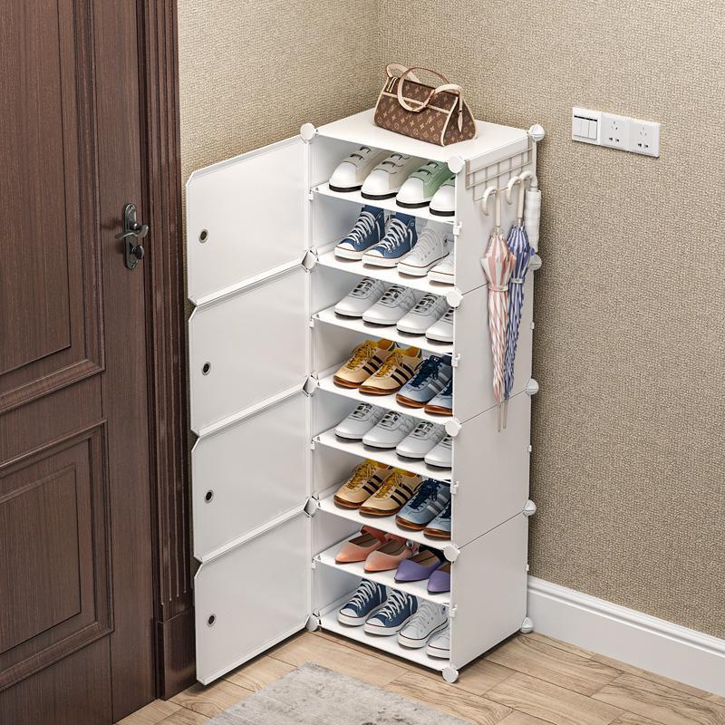 Shoe Rack Dormitory Simple Entrance Multi-layer Dustproof Home Use Indoor Beautiful Economical Storage Gadget Small Shoe Cabinet