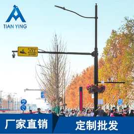 多功能交通标志牌监控路灯电子警察信号灯照明充电桩综合一体