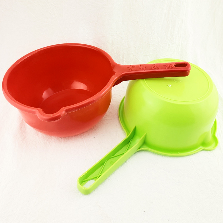 G1531 suerte grande agua cuchara agua cucharón cocina mango largo agua cuchara agua palillos champú taza flush