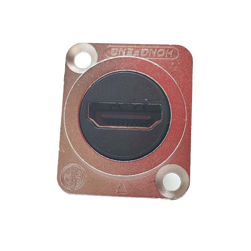 D型面板HDMI母对母转接头 HDMI双通直插 高清视频HDMI接口转接头