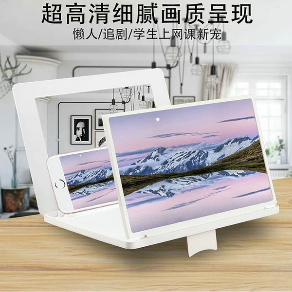 12 -inch white with makeup mirror