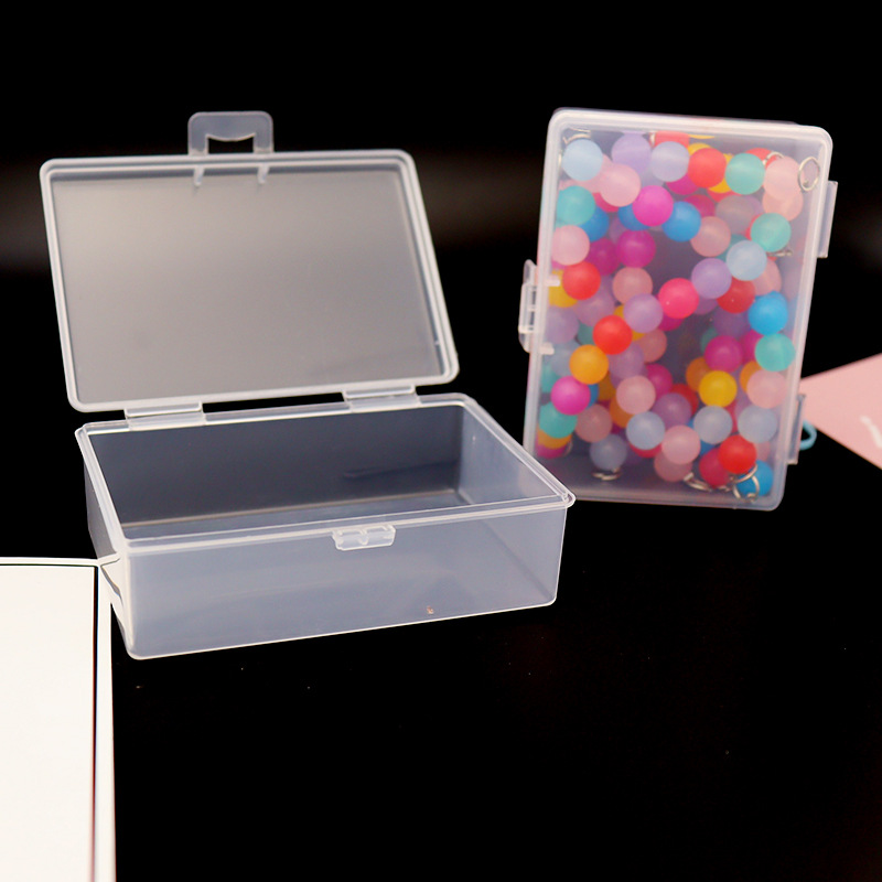 厂家现货批发透明PP塑料空盒子包装收纳盒五金银饰包装可带图选购