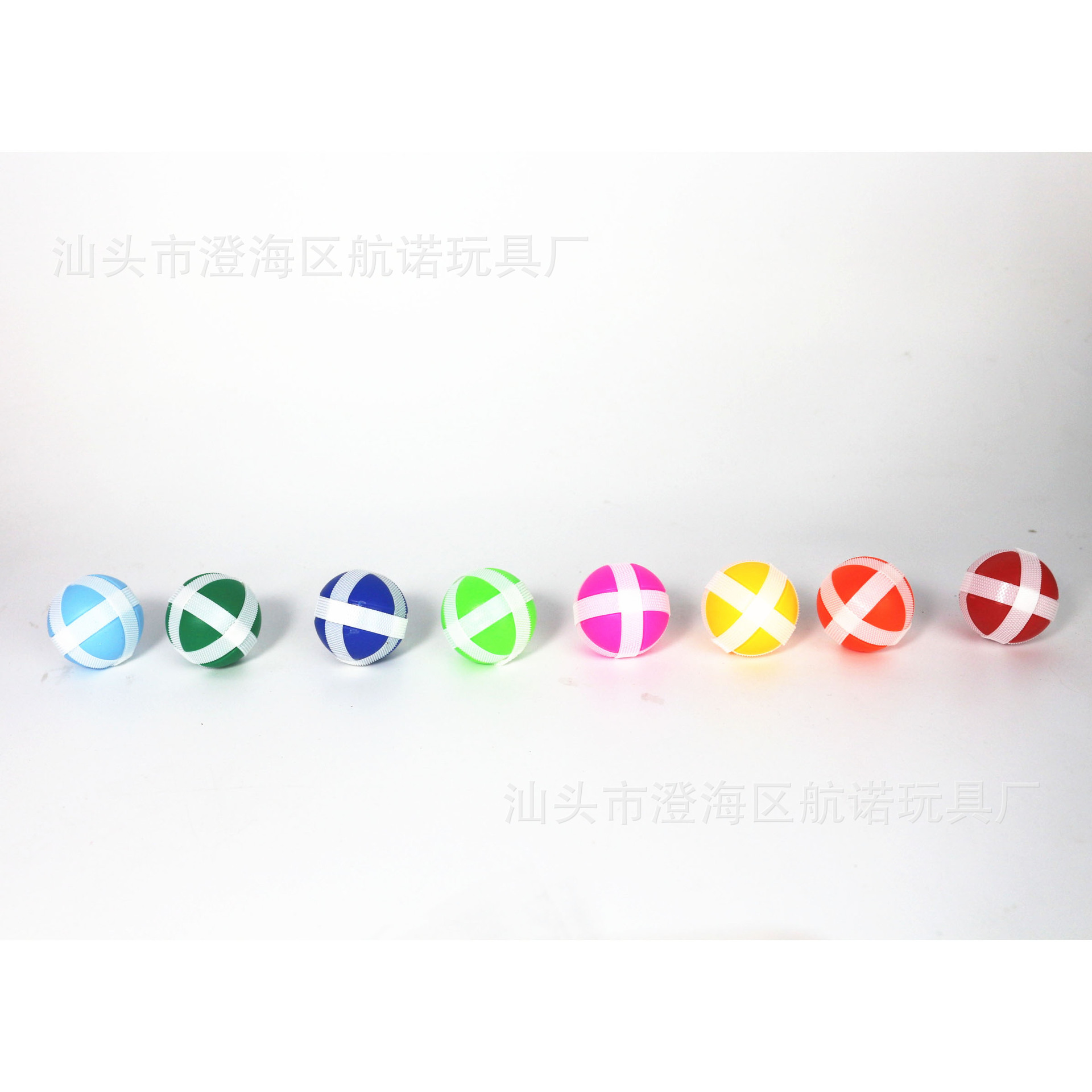 Suministro directo de fábrica accesorios de dardos para niños Bola de tiro bola pegajosa gancho de tiro de nylon Velcro juguete de bola de objetivo pegajoso