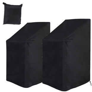 Amazon Seal Strip Waterproof UV-proof 210D Silver Coated Polyester Chair Cover Foldable Outdoor Home Cover