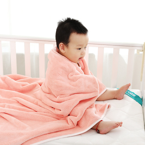 Throw blanket newborn baby bath towel 105*105 soft baby bath large towel square quilt children's throw blanket