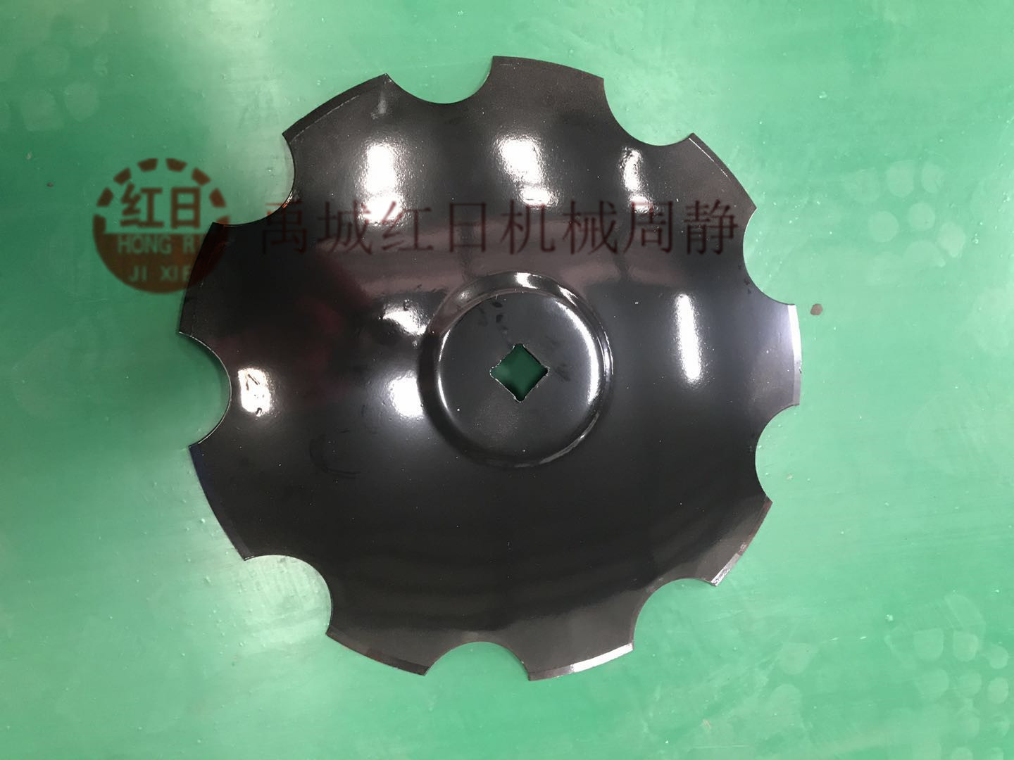 禹城红日460*3mm轻型圆盘耙耙片，农机配件锰钢缺口耙片犁片