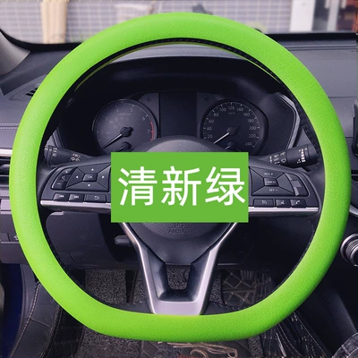 Cover Dropshipping Summer, Steering wheel cover - green-33-42cm
