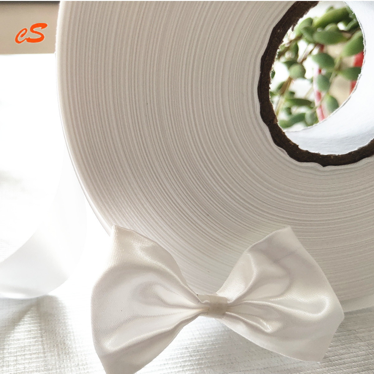 白色礼盒包装 领标织带涤纶色丁缎带水洗标量大优惠