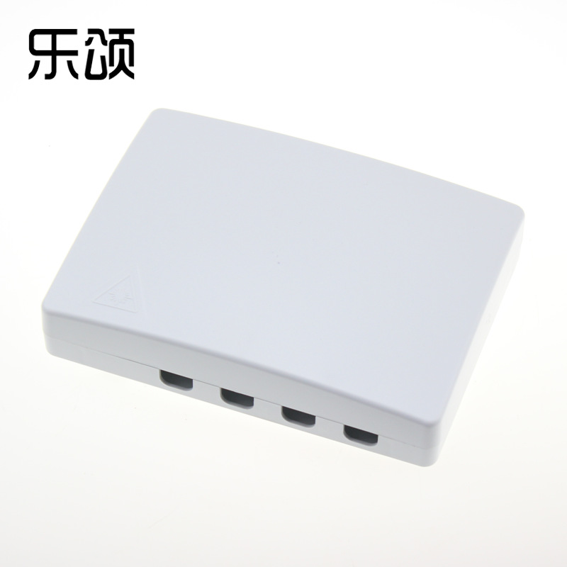 4口光缆终端盒 4芯光纤盒 可配适配器光缆接头盒