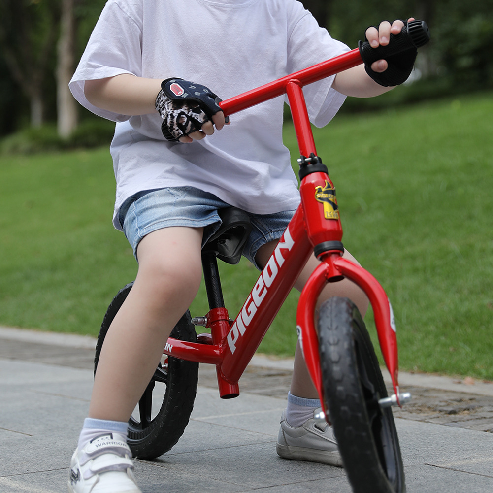 DIBEAR deportes para niños guantes de medio dedo Palm protección antideslizante béisbol fresco equitación equilibrio coche fitness