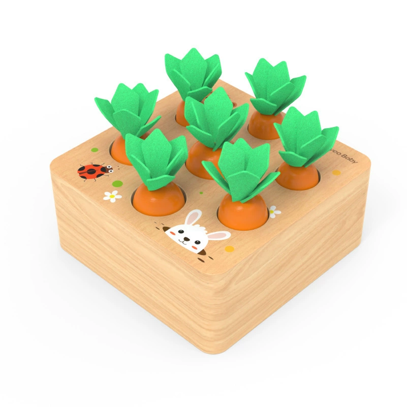 Игрушка-головоломка морковка, мозговая разминка 2–3–4–5 лет