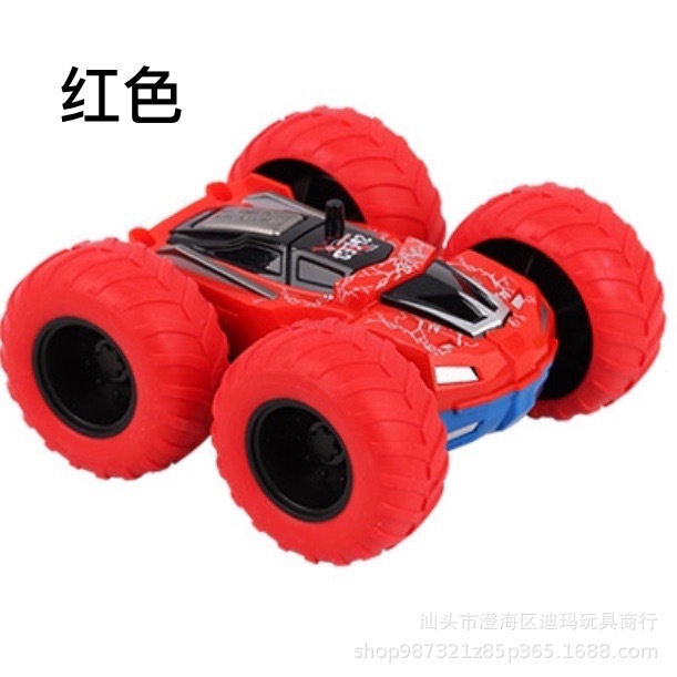 Juguete para niños niño inercia vehículo todoterreno modelo de simulación resistente a caídas 2-3 años 5 bebé pequeño vapor de tracción en las cuatro ruedas coche de doble cara