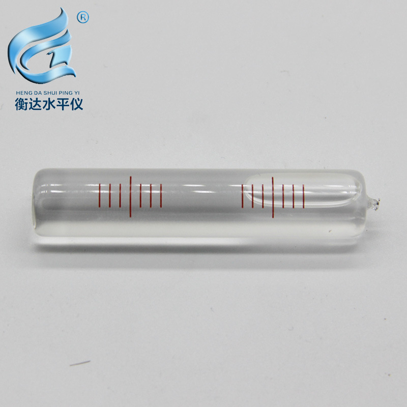玻璃管水平气泡水平仪水平泡 厂家供应水准泡精度高