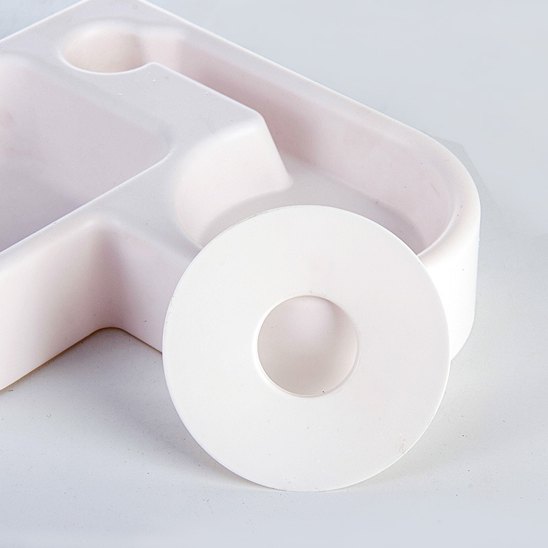 Esquina creativa transfronteriza Pet Bowl fuente automática para beber tazón de plástico para perros tazón de gato combinación multifuncional alimentador al por mayor