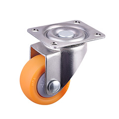 1-inch, 1.25-inch, 1.5-inch, 2-inch wear-resistant swivel casters with brakes, furniture small wheels, screw directional swivel casters