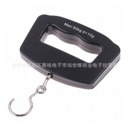 防振 50kg 迷你行李电子秤 便携式 高精度手提电子称钩子行李称