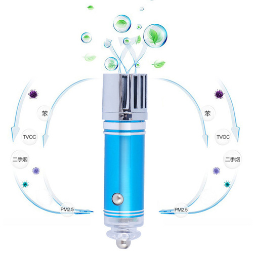 Cross-border small car aromatherapy machine usb mini deodorizing car oxygen bar car air negative ion purifier