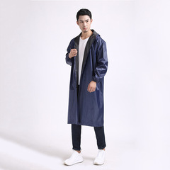 廠家批發中長款風衣男女電動車戶外徒步工地施工勞保連體反光雨衣