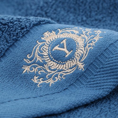 High-Grade Hotel Quality Pure Cotton Bath Towels for Men and Women, Non- shedding, Thick and Absorbent Shower Towels for Couples with Embroidered Logo