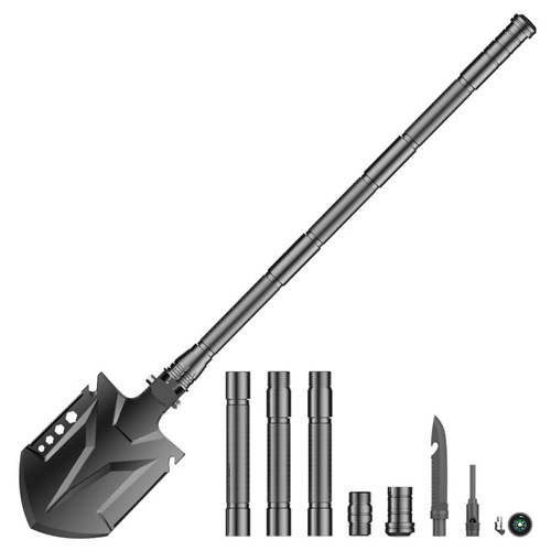 Outdoor shovel, engineer shovel, camping equipment, camping supplies, engineer shovel, folding shovel, multifunctional engineer shovel