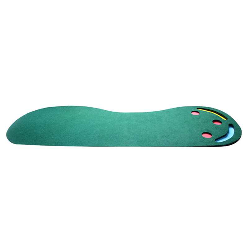 Fábrica al por mayor Golf huelga Mat Golf putter práctica Mat interior entrenador césped transfronterizo Venta caliente