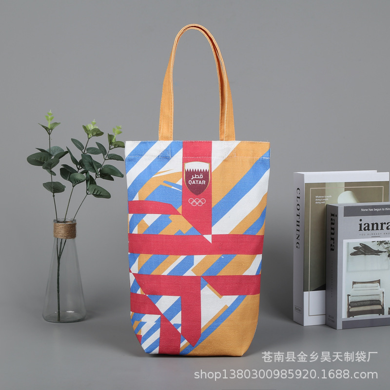 厂家精美帆布袋 广告拉链礼品袋 UV数码棉布手提袋可加印logo