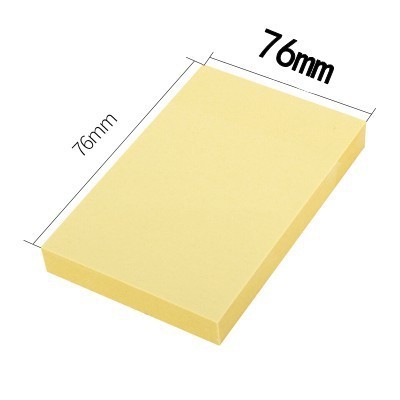 노란색 76*76mm