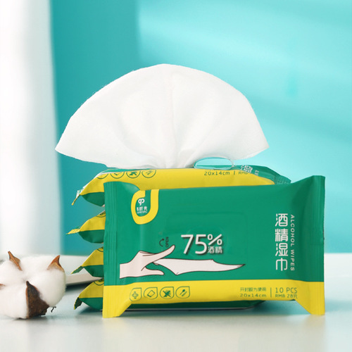 Time Disposable Alcohol Disinfectant Wipes Travel Portable Large Size Alcohol Pads Wholesale