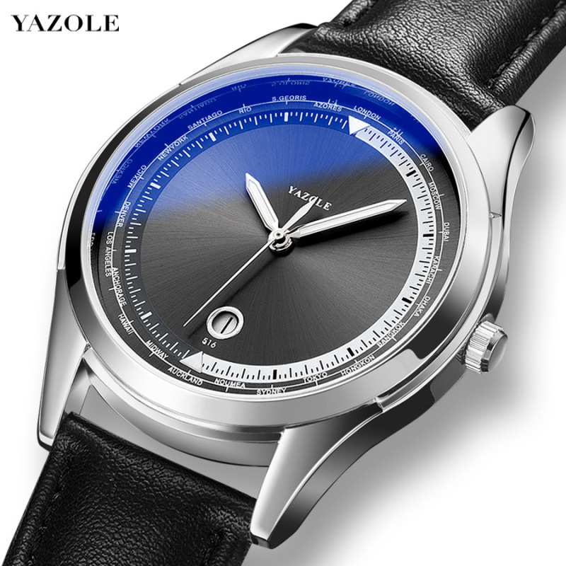 Yazole 516 cross-border fashion calendar men's watch new Luminous waterproof quartz watch foreign trade watch Yazole 516 cross-border fashion calendar men's watch new Luminous waterproof quartz watch foreign trade watch