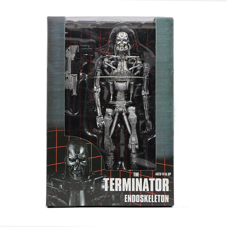 NECA Movie Model Terminator Series T-800 Boxed Edition Skeleton 7-Joint Action Figure Handset NECA Movie Model Terminator Series T-800 Boxed Edition Skeleton 7-Joint Action Figure Handset