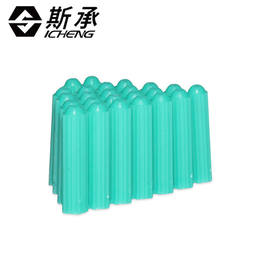 Small yellow croaker plastic rubber plug expansion tube yellow white green nylon plastic rubber particles M6M8 set transparent gecko wall plug